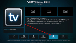 PVR-addons kodi